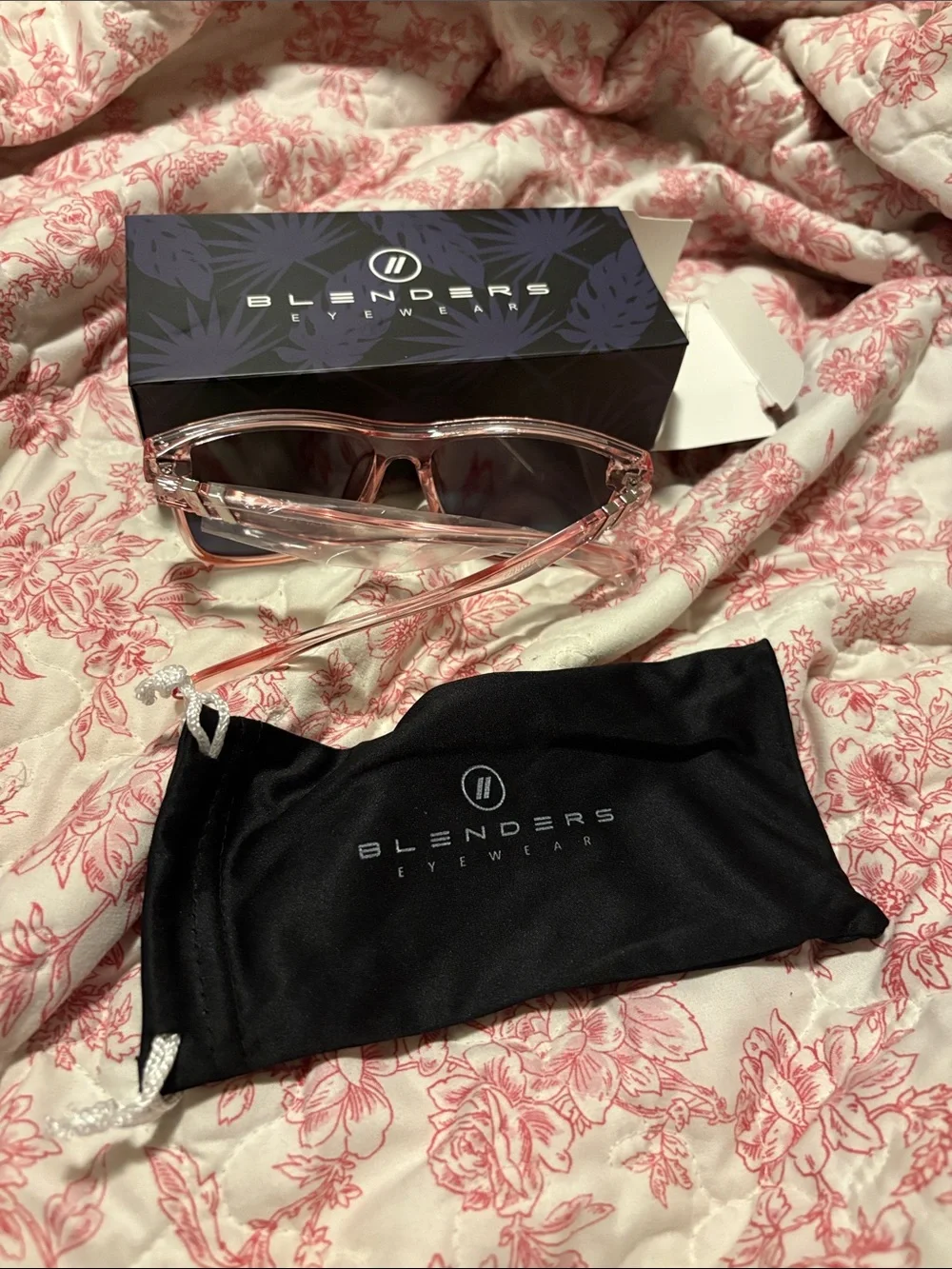 Blenders Eyewear Women's Pink Mirrored Shield Sunglasses